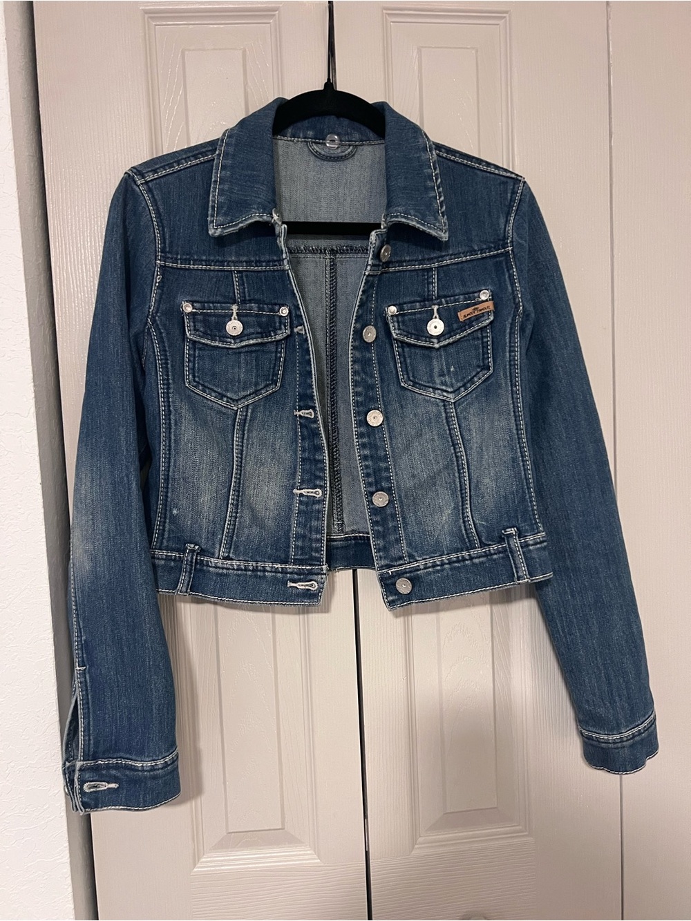 Classic Blue Denim Jacket - Women's Jean Jacket